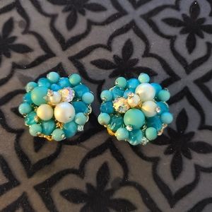 Vintage original 50's earrings. Beautiful!